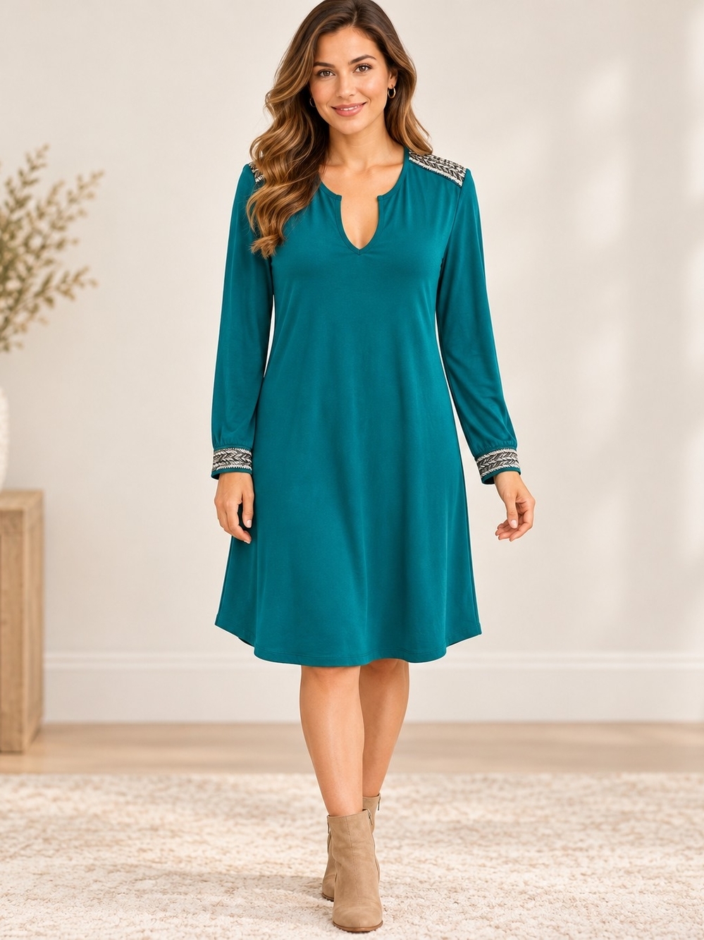 NWT KENNETH COLE NEW YORK BEADED ACCENT DRESS SZ M RV $129